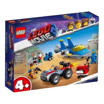 Lego set Movie Emmet and Bennys build and fix workshop LE70821-2
